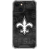 NFL New Orleans Saints Black & White iPhone 13 Clear Case