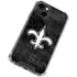 NFL New Orleans Saints Black & White iPhone 13 Clear Case