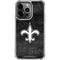 NFL New Orleans Saints Black & White iPhone 13 Pro Clear Case