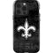 NFL New Orleans Saints Black & White iPhone 13 Pro Impact Case