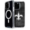 NFL New Orleans Saints Black & White iPhone 13 Pro MagSafe Case
