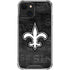NFL New Orleans Saints Black & White iPhone 14 Clear Case