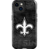 NFL New Orleans Saints Black & White iPhone 15 Plus Impact Case