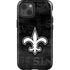 NFL New Orleans Saints Black & White iPhone 15 Impact Case