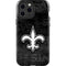 NFL New Orleans Saints Black & White iPhone 14 Pro Max Impact Case