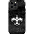NFL New Orleans Saints Black & White iPhone 15 Pro Max Impact Case