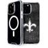 NFL New Orleans Saints Black & White iPhone 15 Pro Max MagSafe Case