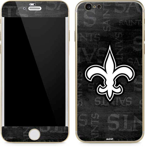 NFL New Orleans Saints Black & White iPhone 6/6s Skin