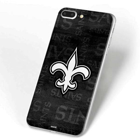 NFL New Orleans Saints Black & White iPhone 7 Plus Skin