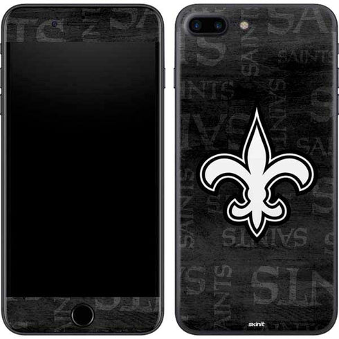 NFL New Orleans Saints Black & White iPhone 8 Plus Skin