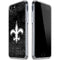 NFL New Orleans Saints Black & White iPhone SE (2nd & 3rd Gen) Clear Case