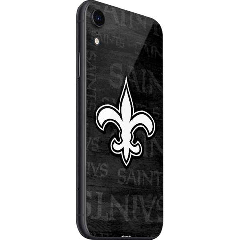 NFL New Orleans Saints Black & White iPhone SE (2nd & 3rd Gen) Skin