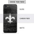 NFL New Orleans Saints Black & White iPhone SE (2nd & 3rd Gen) Skin