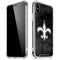 NFL New Orleans Saints Black & White iPhone X/XS Clear Case
