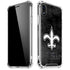 NFL New Orleans Saints Black & White iPhone XR Clear Case