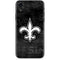 NFL New Orleans Saints Black & White iPhone XR Skin