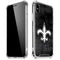 NFL New Orleans Saints Black & White iPhone XS Max Clear Case