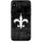 NFL New Orleans Saints Black & White iPhone XS Skin