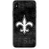 NFL New Orleans Saints Black & White iPhone XS Skin