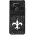 NFL New Orleans Saints Black & White LG K51/Q51 Clear Case