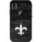 NFL New Orleans Saints Black & White LifeProof Fre iPhone Skin