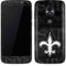 NFL New Orleans Saints Black & White Moto E5 Play Skin