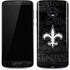 NFL New Orleans Saints Black & White Moto G6 Skin