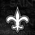 NFL New Orleans Saints Black & White Moto G6 Skin