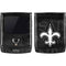 NFL New Orleans Saints Black & White Motorola RAZR Skin