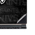 NFL New Orleans Saints Black & White MSI GS65 Stealth Laptop Skin