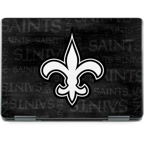 NFL New Orleans Saints Black & White Notebook 9 Pro 13in (2017) Skin