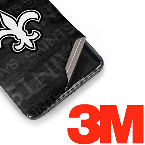 NFL New Orleans Saints Black & White OnePlus 7 Pro Skin