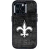 NFL New Orleans Saints Black & White Otterbox Defender iPhone Skin