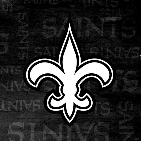 NFL New Orleans Saints Black & White PS4 Controller Skin