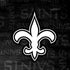 NFL New Orleans Saints Black & White PS4 Controller Skin
