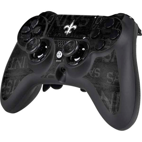NFL New Orleans Saints Black & White PS4/PC SCUF Impact Controller Skin
