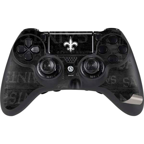 NFL New Orleans Saints Black & White PS4/PC SCUF Impact Controller Skin