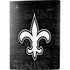 NFL New Orleans Saints Black & White PS5 Console Skin