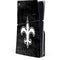 NFL New Orleans Saints Black & White PS5 Slim Disk Console Skin