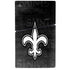 NFL New Orleans Saints Black & White PS5 Slim Digital Edition Console Skin