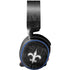NFL New Orleans Saints Black & White SteelSeries Arctis 5 Skin