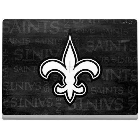 NFL New Orleans Saints Black & White Surface Book 2 13.5in Skin