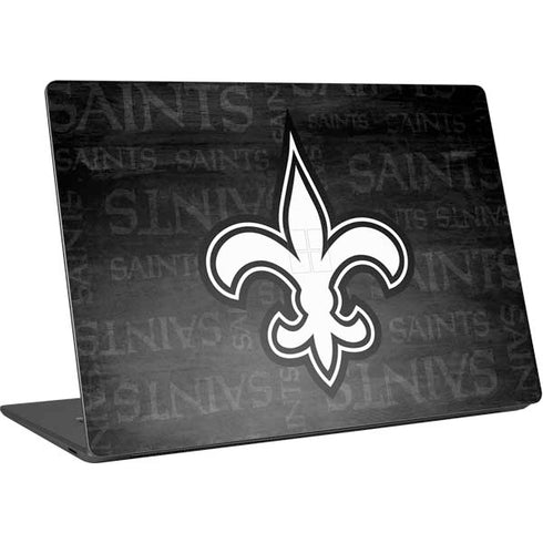 NFL New Orleans Saints Black & White Surface Laptop 4 15in Skin