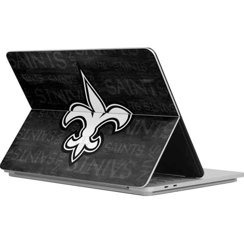 NFL New Orleans Saints Black & White Surface Laptop Studio Skin