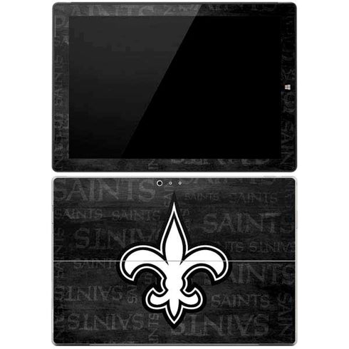NFL New Orleans Saints Black & White Surface Pro 3 Skin