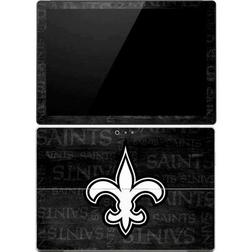 NFL New Orleans Saints Black & White Surface Pro 4 Skin