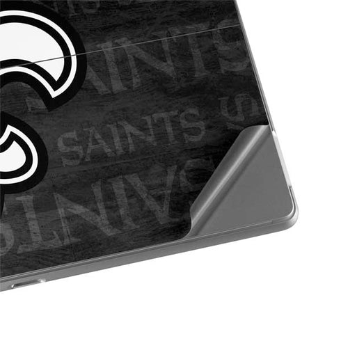 NFL New Orleans Saints Black & White Surface Pro 8 Skin