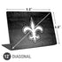 NFL New Orleans Saints Black & White Universal Laptop 12in (9.8 x 6.8in) Skin