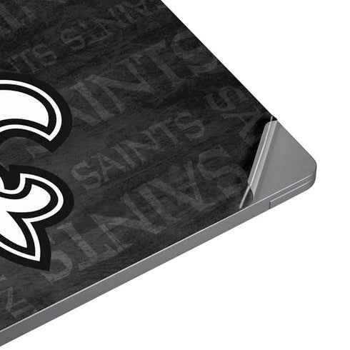 NFL New Orleans Saints Black & White Universal Laptop 15in (12.2 x 8.8in) Skin