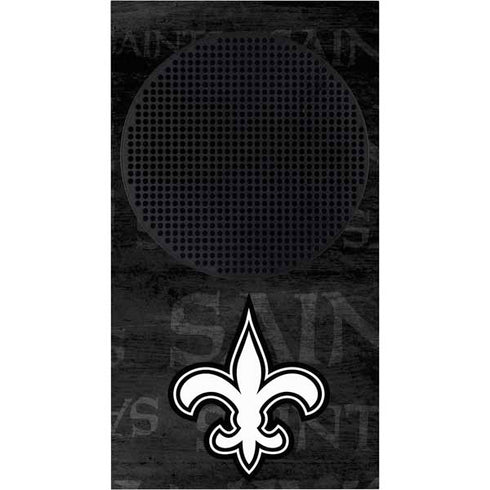 NFL New Orleans Saints Black & White Xbox Series S Bundle Skin